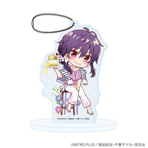 『がっこうぐらし!』アクリルスタンドキーホルダー08/恵飛須沢胡桃A(描き下ろしイラスト)